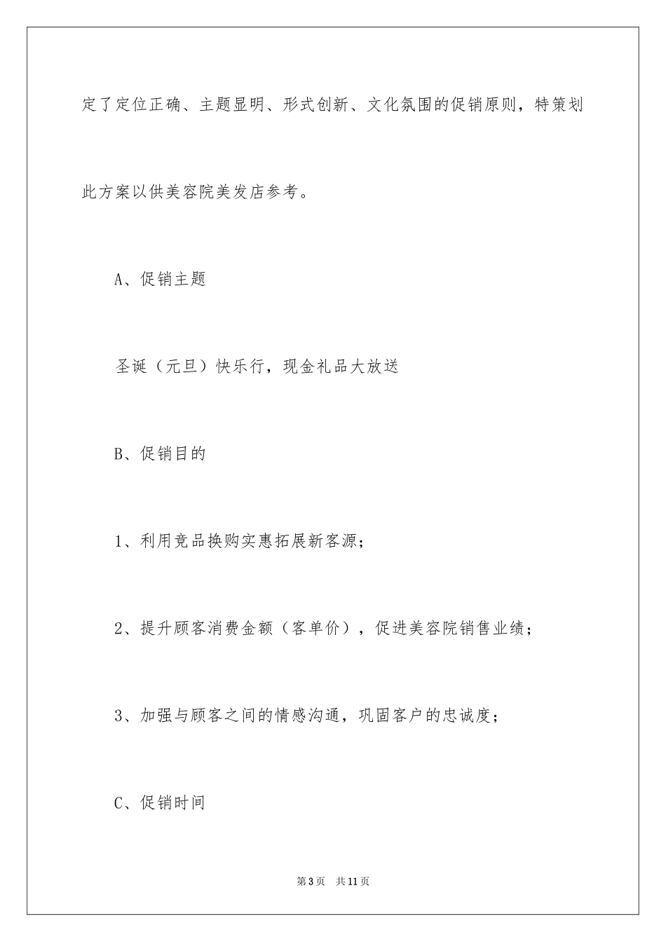 2024圣诞元旦双节活动策划方案_第3页