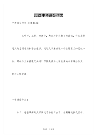 2024中考满分作文_190