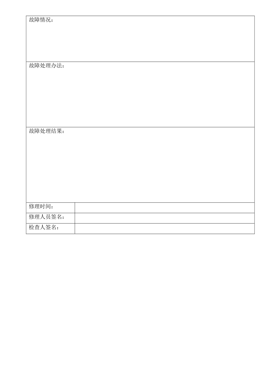 配电房检查保养记录表_第3页