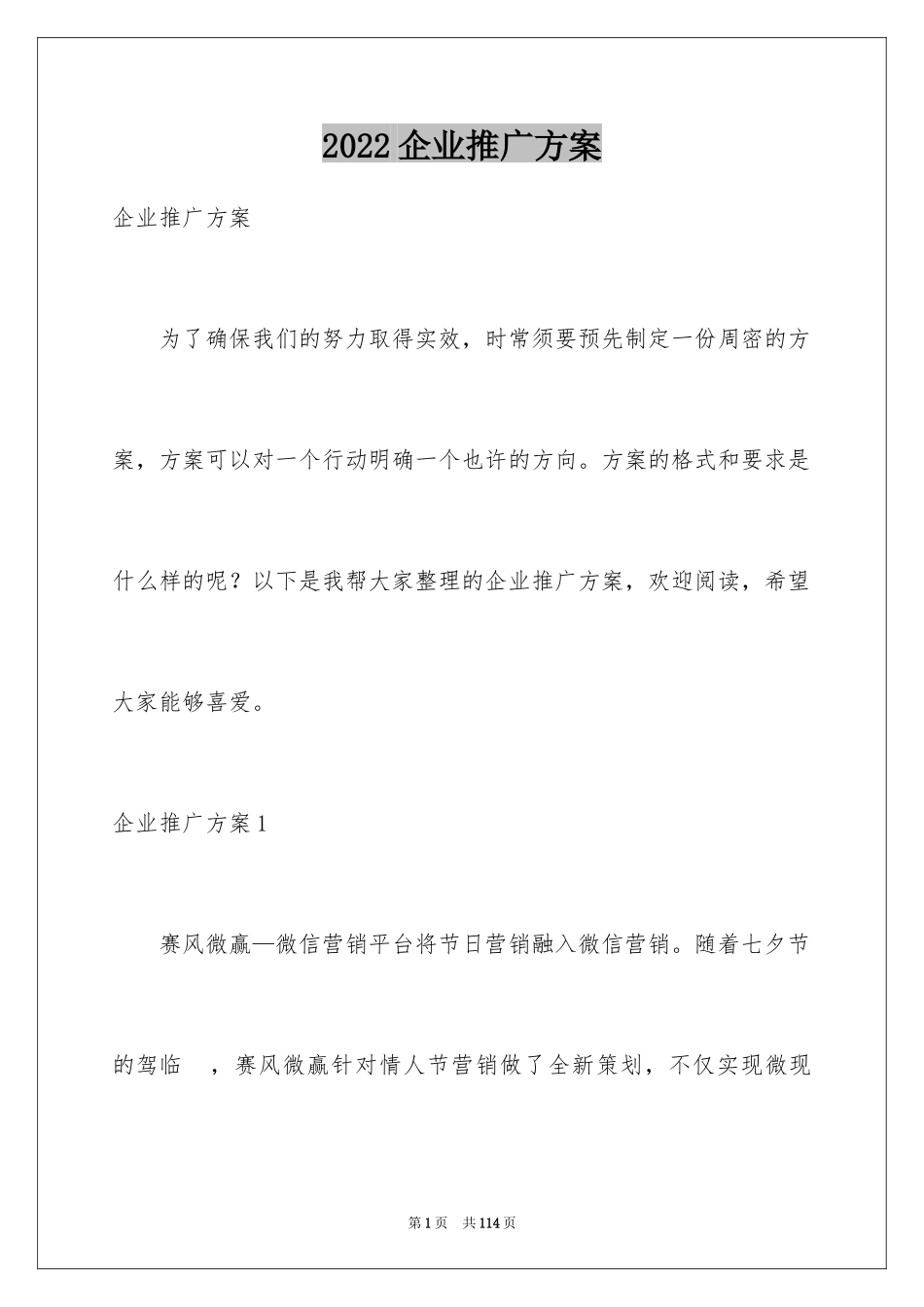 2024企业推广方案_第1页