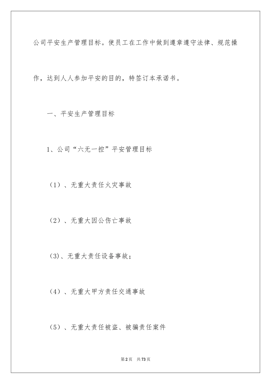 2024个人安全生产承诺书_11_第2页