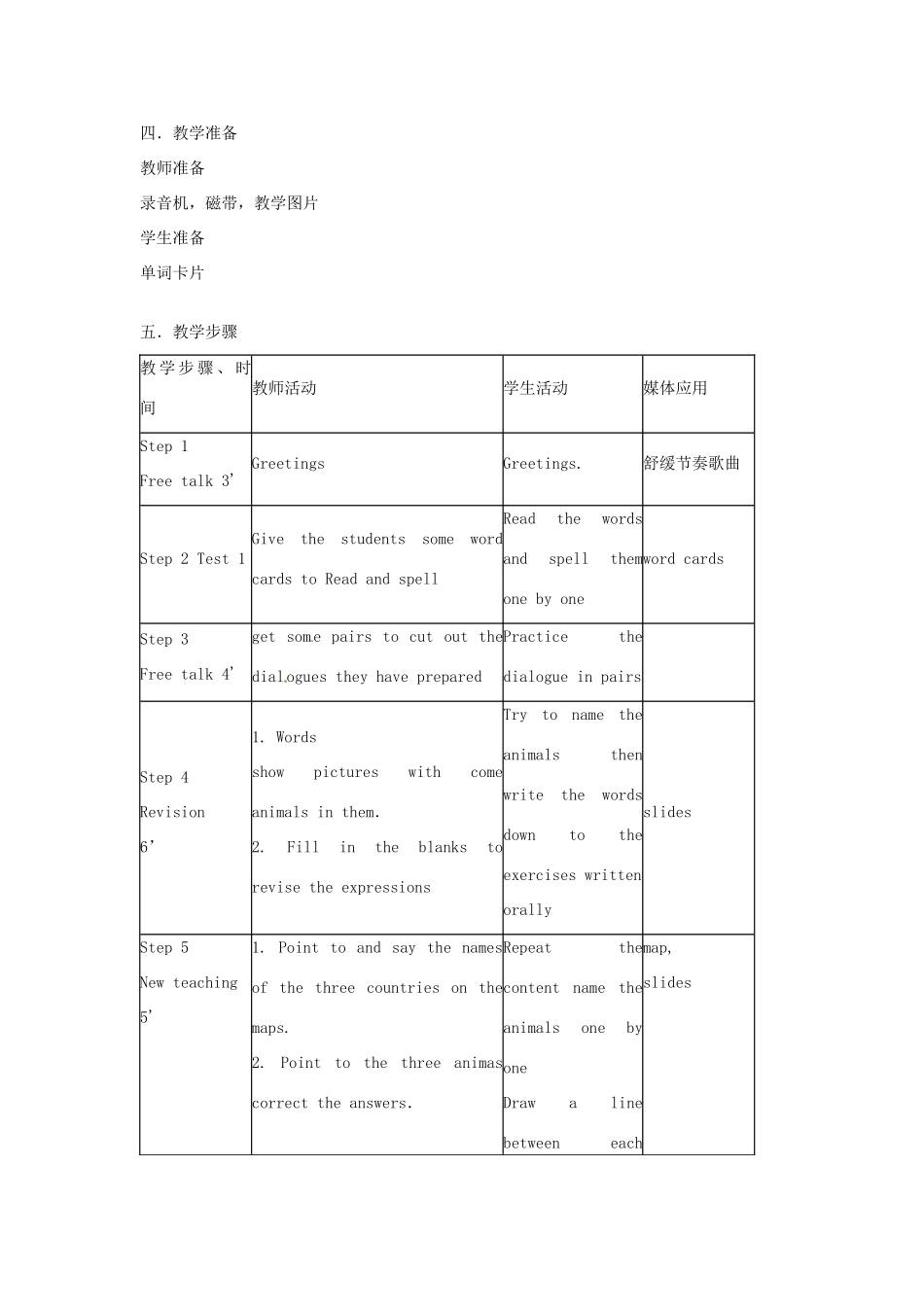 福建省泉州市泉港三川中学七年级英语下册《unit3 why do you like koalas》教案 人教新目标版_第2页