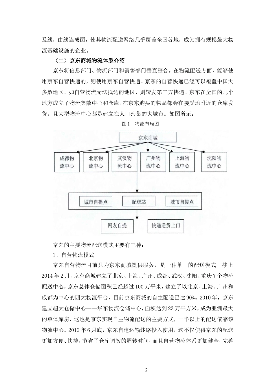 京东商城物流成本控制案例分析_第2页
