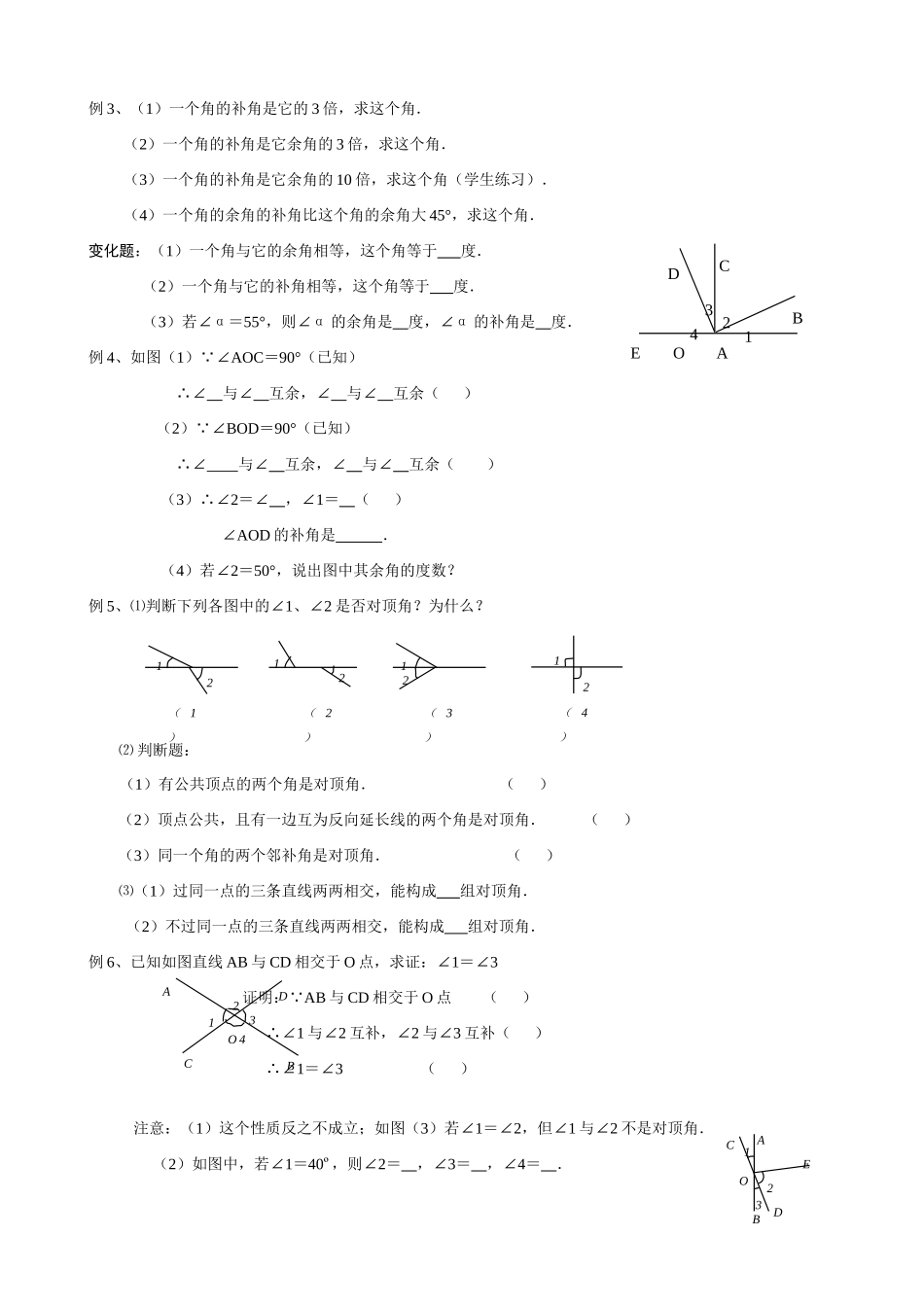课时12 角的特殊关系_第2页