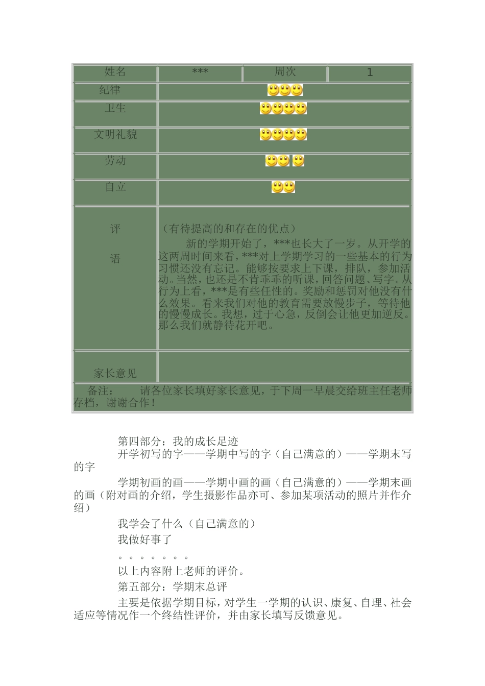 学生成长档案包含的内容_第2页