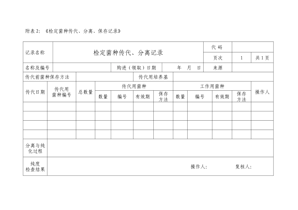 菌种记录表格_第2页