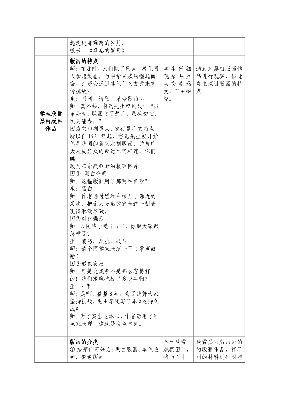 难忘的岁月-教学设计_第2页