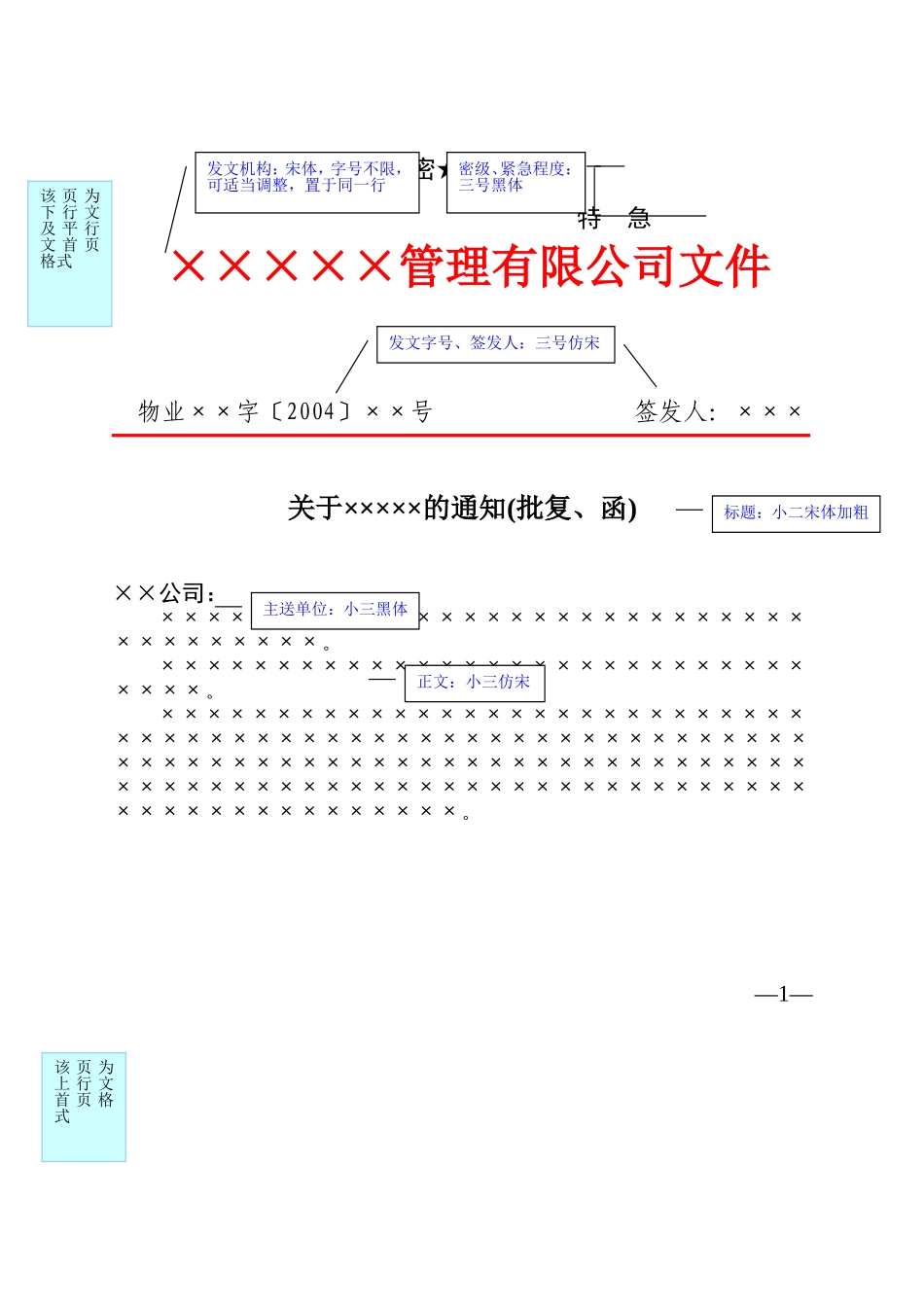 企业红头文件标准格式(公文必备)_第2页
