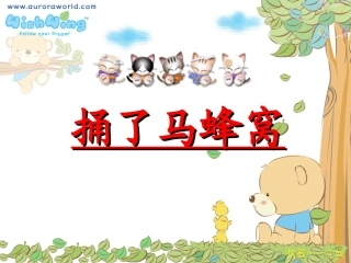 捅了马蜂窝课件