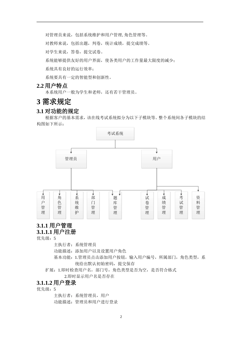 考试系统需求分析_第3页