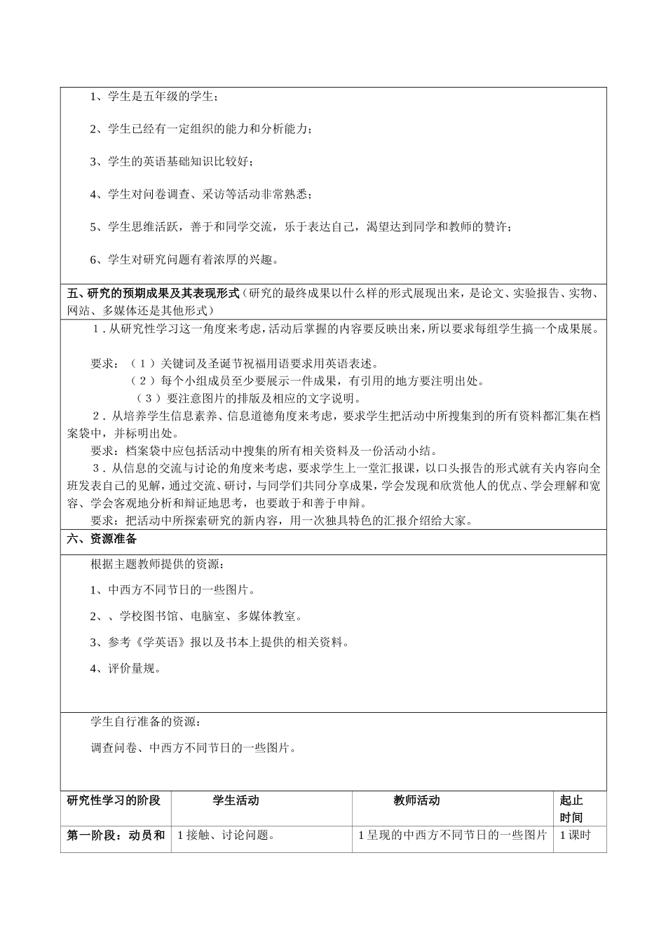 研究性学习方案作业_第3页