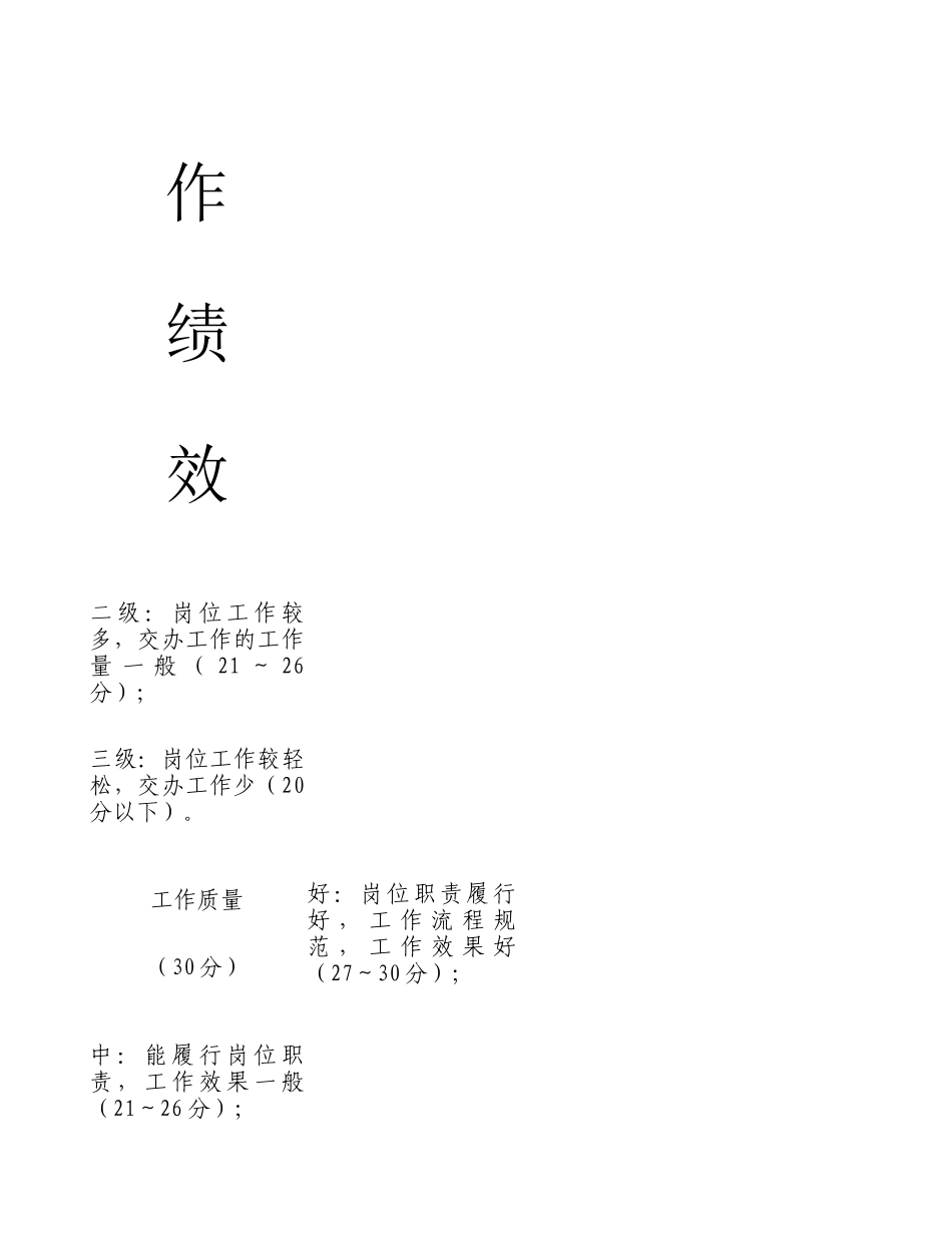 民治街道直属机关事业单位工作人员绩效考核表(精)_第2页