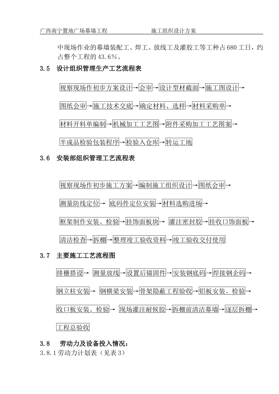 铝板幕墙施工组织设计方案_第3页