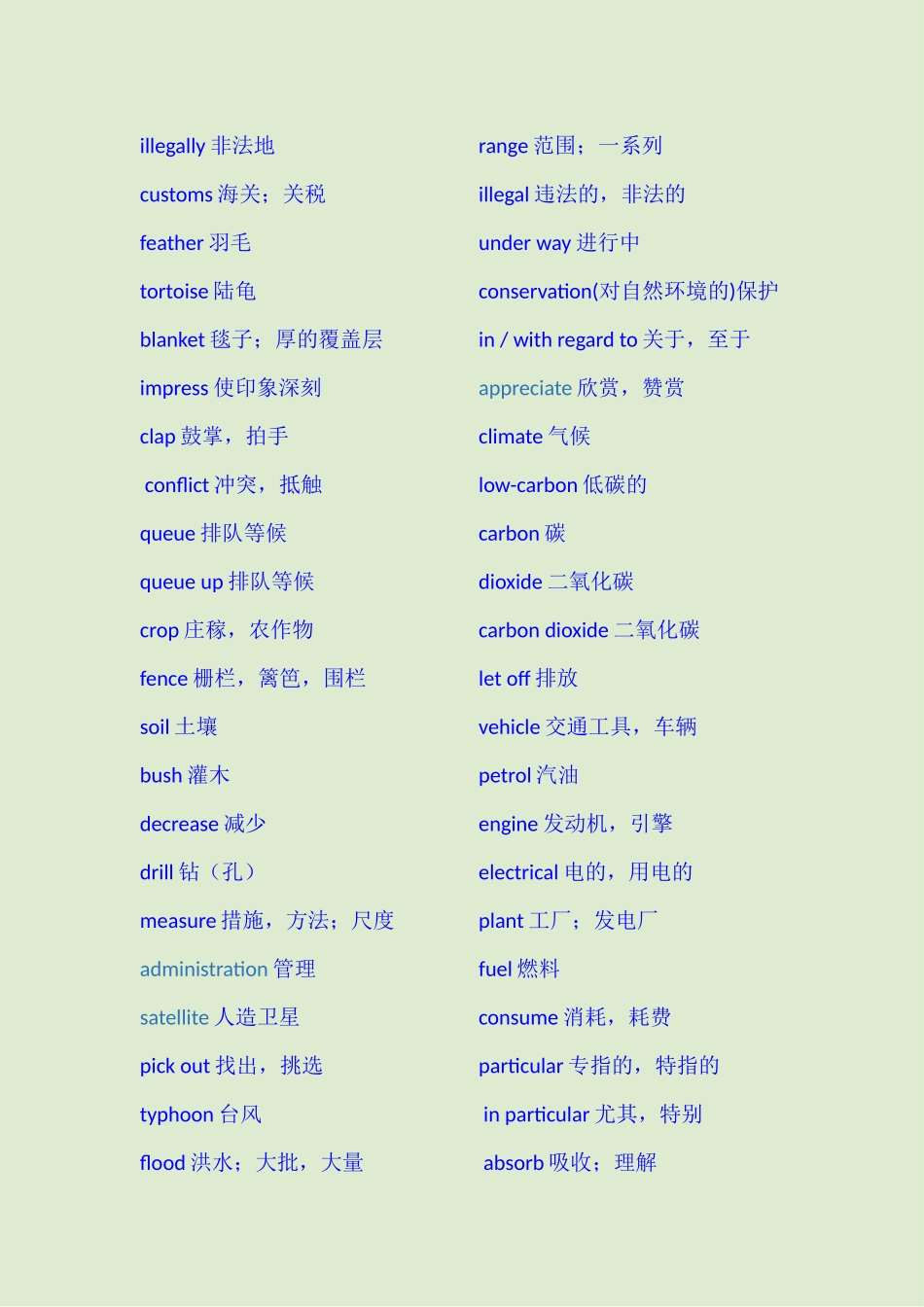 牛津高中英语模块5单词表_第3页