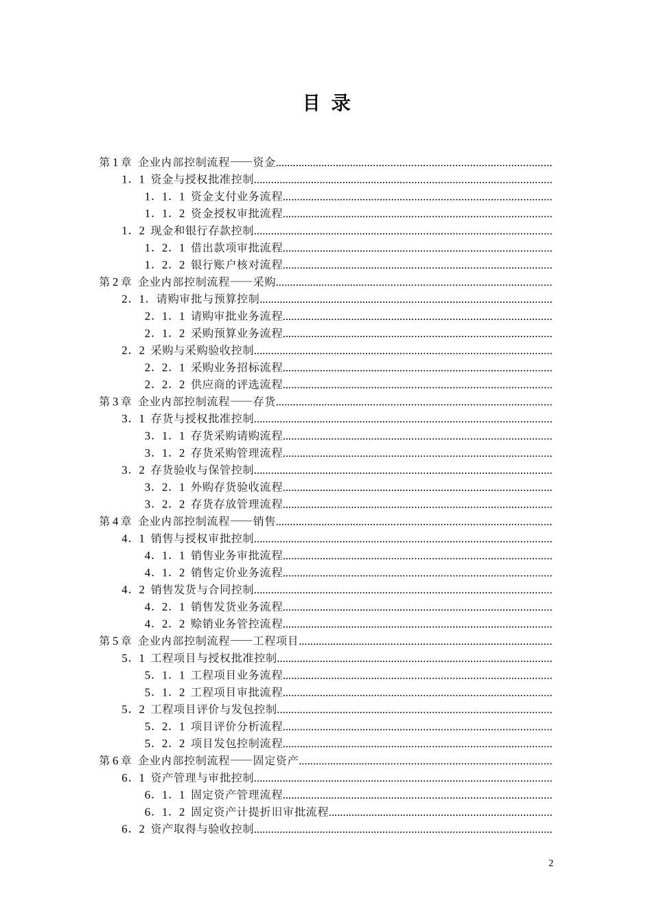 企业内部控制---流程手册_第2页