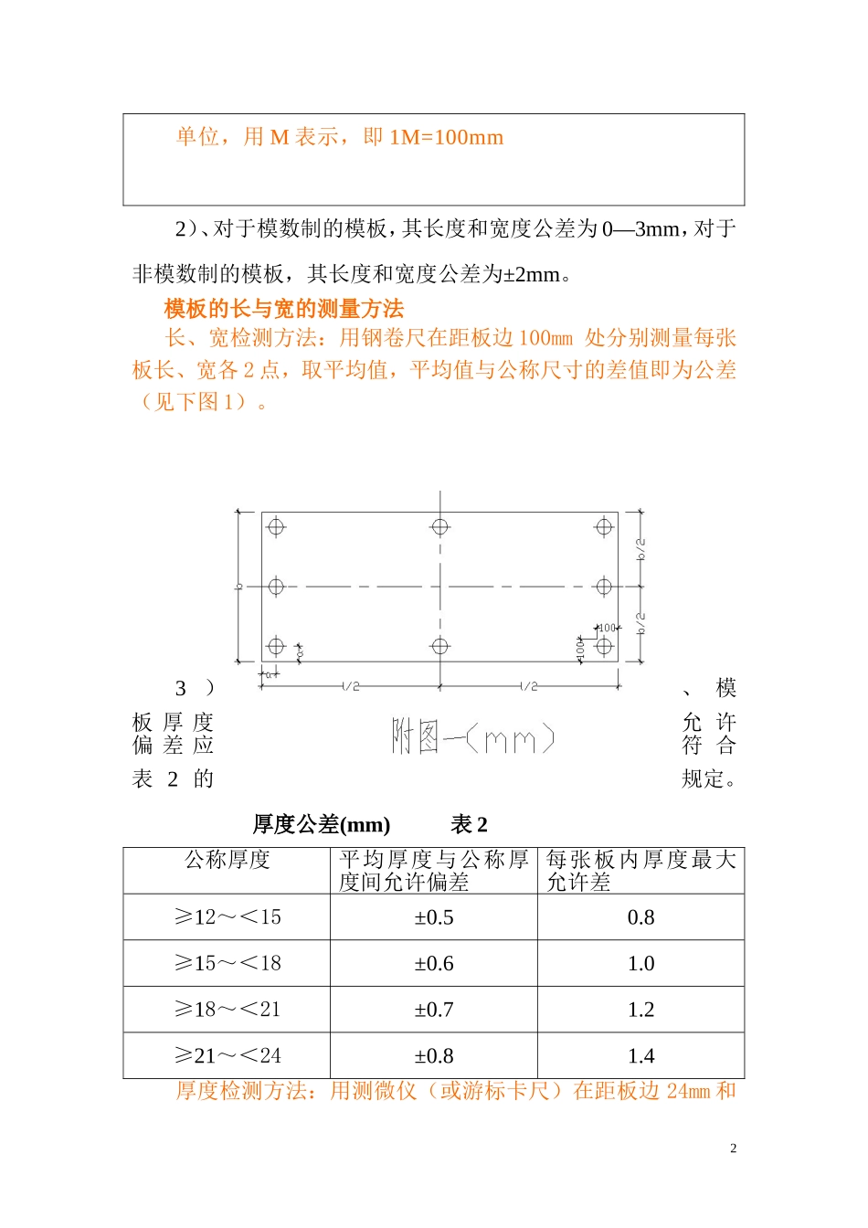 胶合模板的技术标准与进场验收规范_第2页