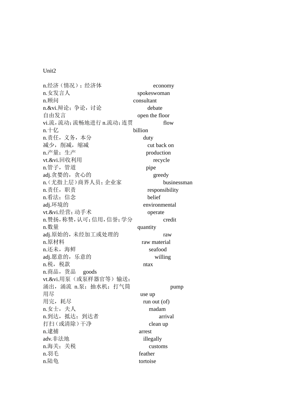 牛津英语模块5单词表_第3页