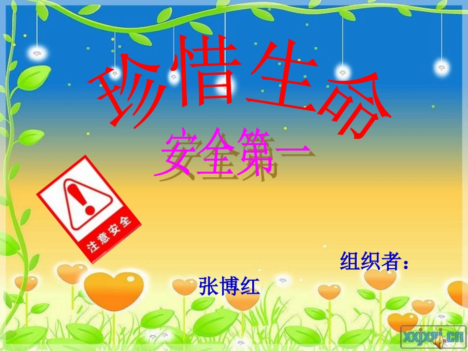 珍爱生命_安全第一主题班会_第1页
