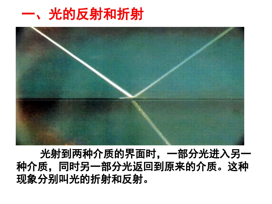 高二物理选修3-4_131__光的反射和折射_LI_第2页