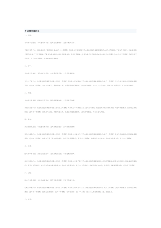 男女属相婚配表