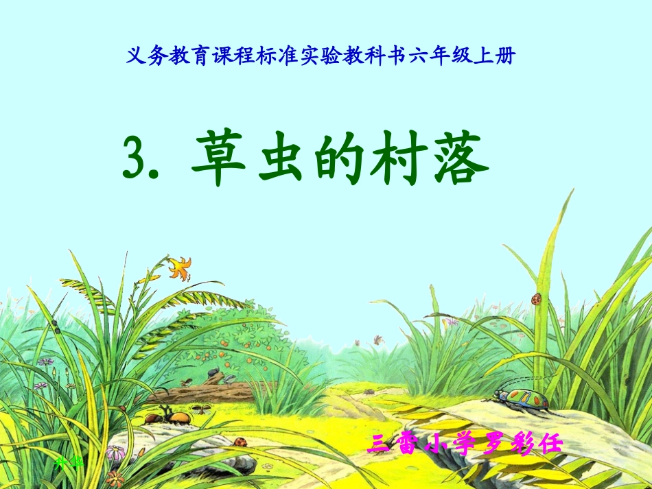 草虫的村落修改后课件罗彩任_第1页