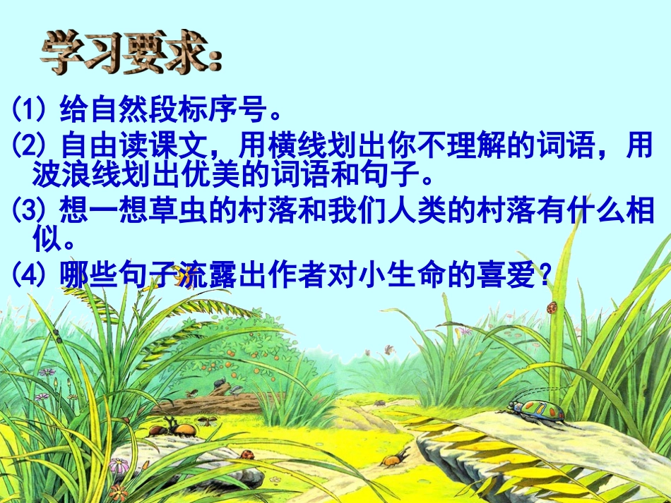 草虫的村落修改后课件罗彩任_第3页