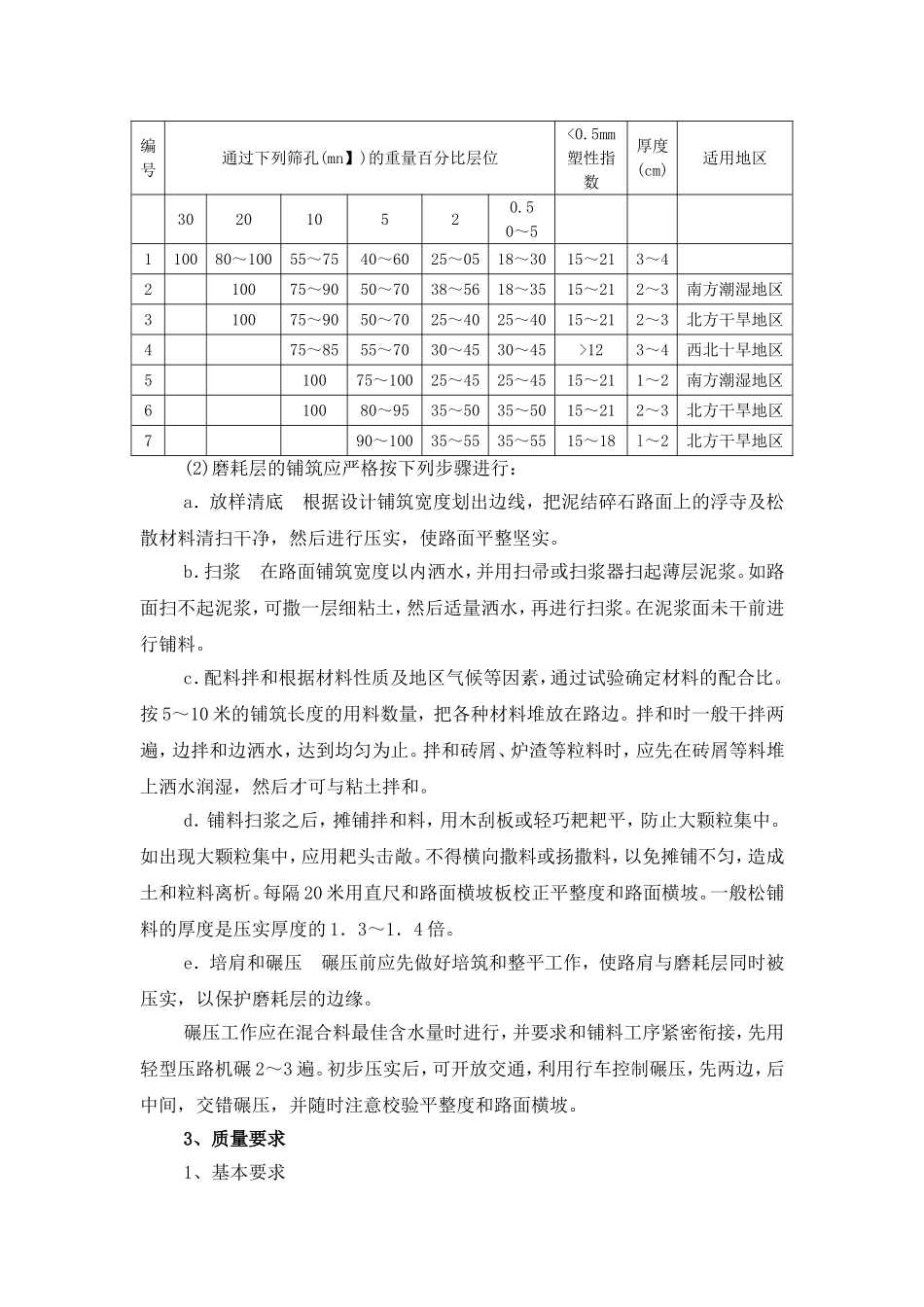 泥结碎石路面施工工艺_第3页