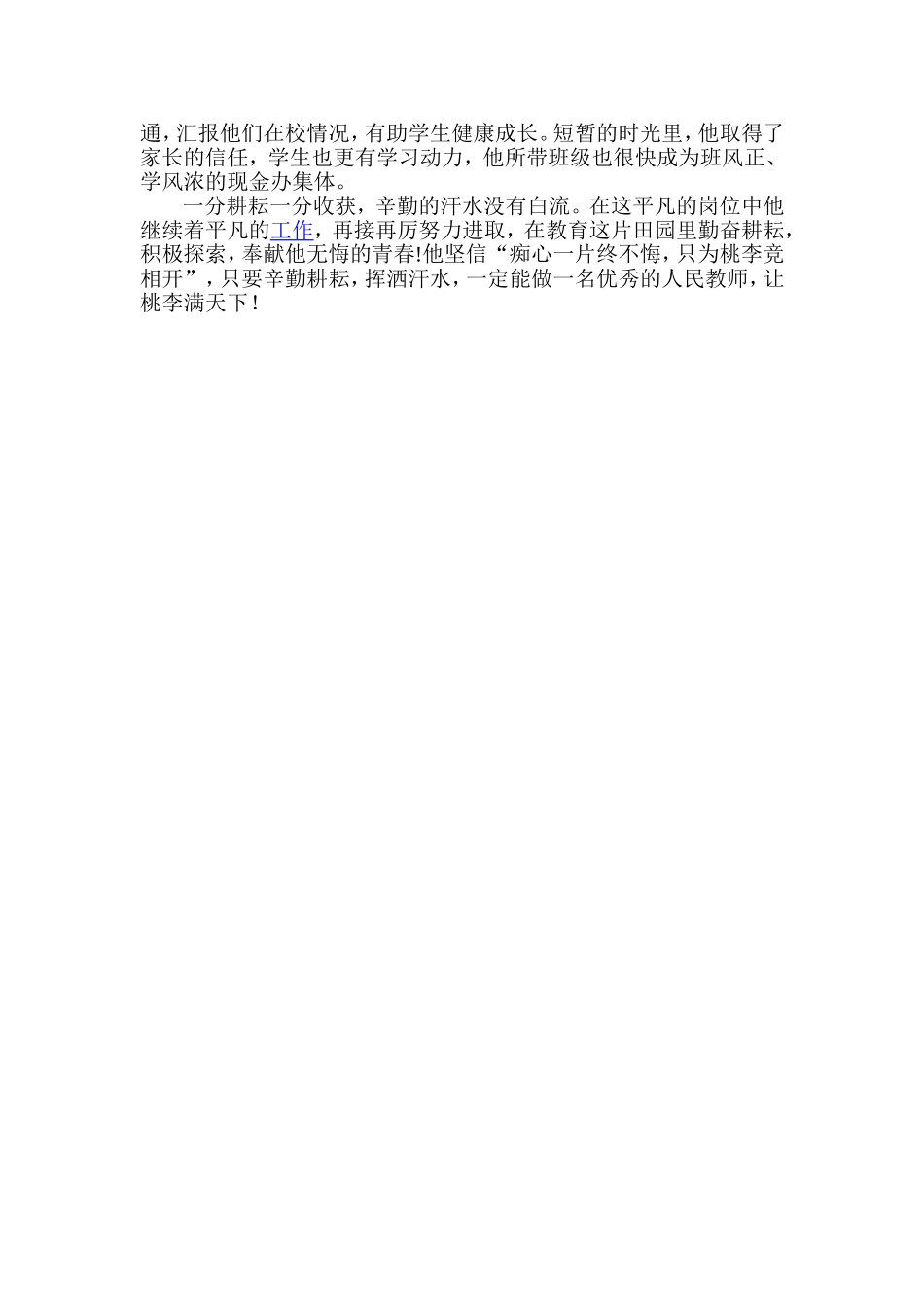 年轻教师个人事迹_第2页