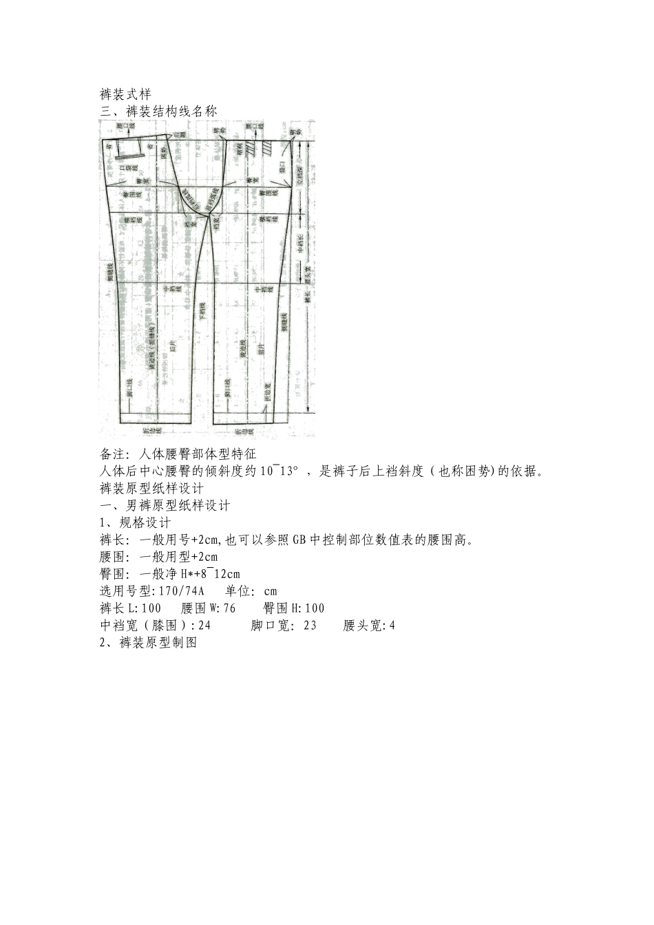 裤装纸样设计_第3页