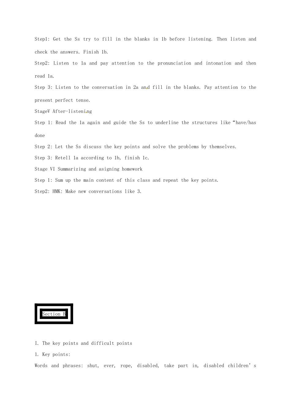 福建省泉州市安溪县九年级英语上册 Unit 1 The Changing World教案 （新版）仁爱版-（新版）仁爱版初中九年级上册英语教案_第2页