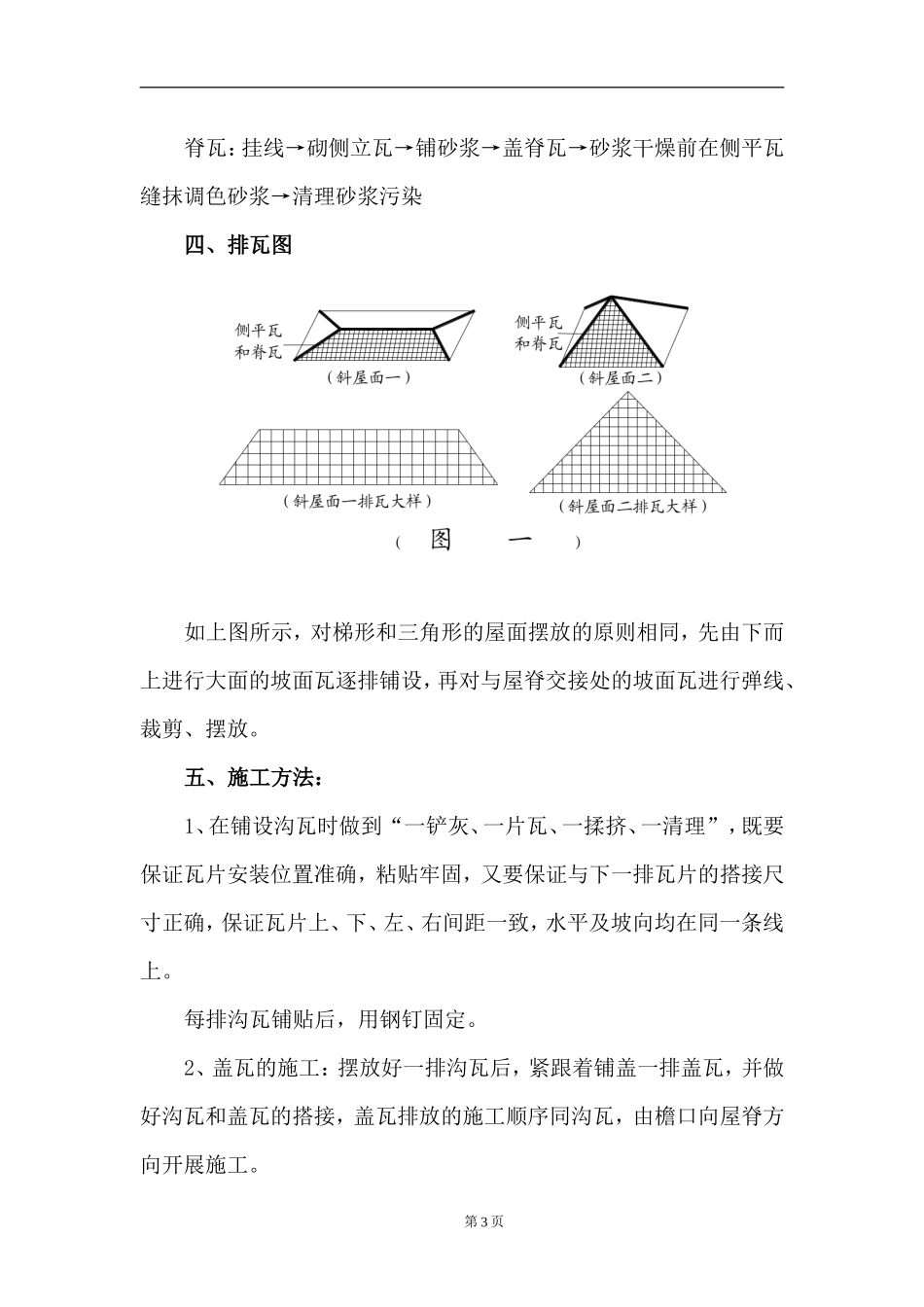 坡屋面西瓦施工方案_第3页