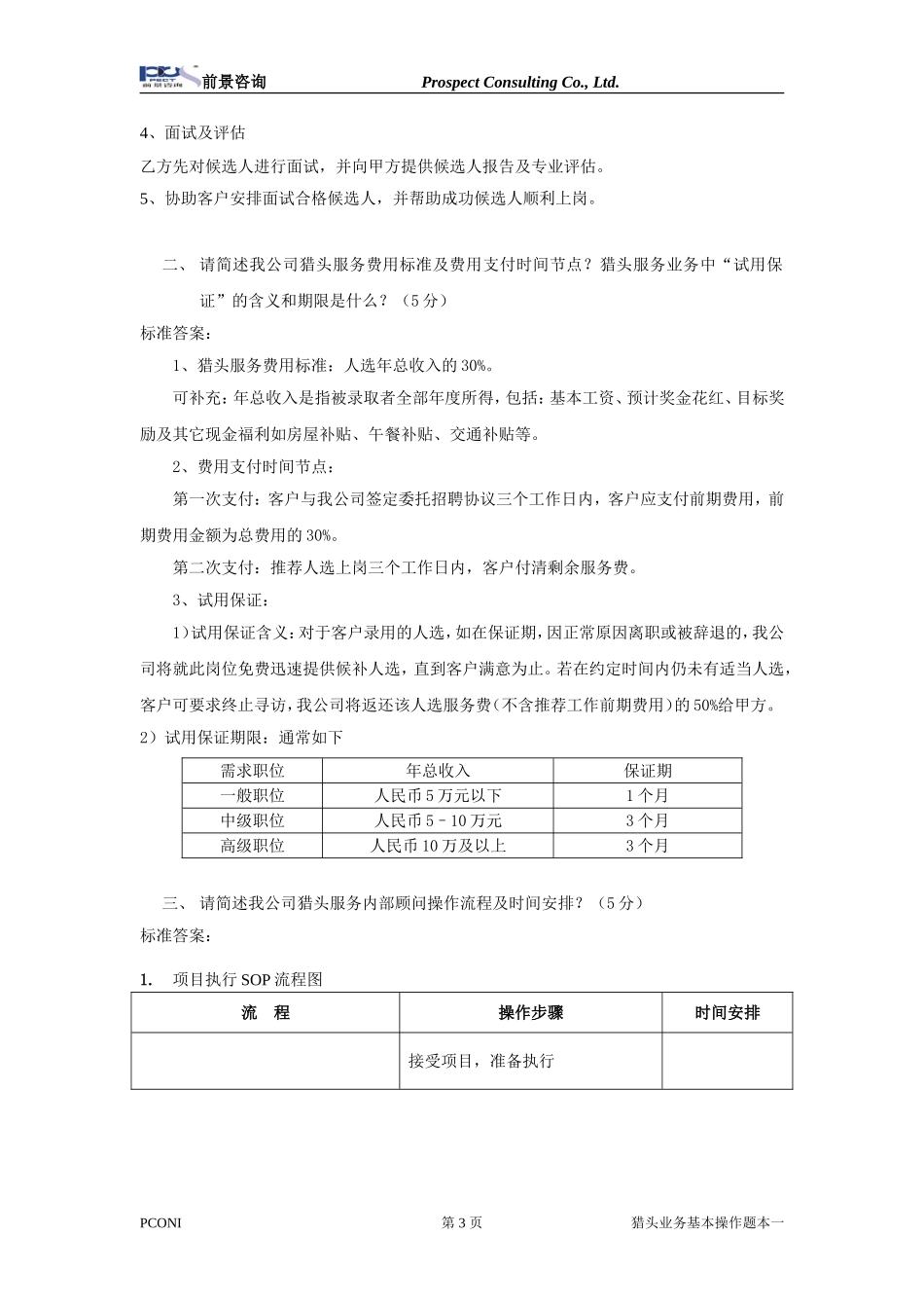 猎头业务基本操作答案最新_第3页