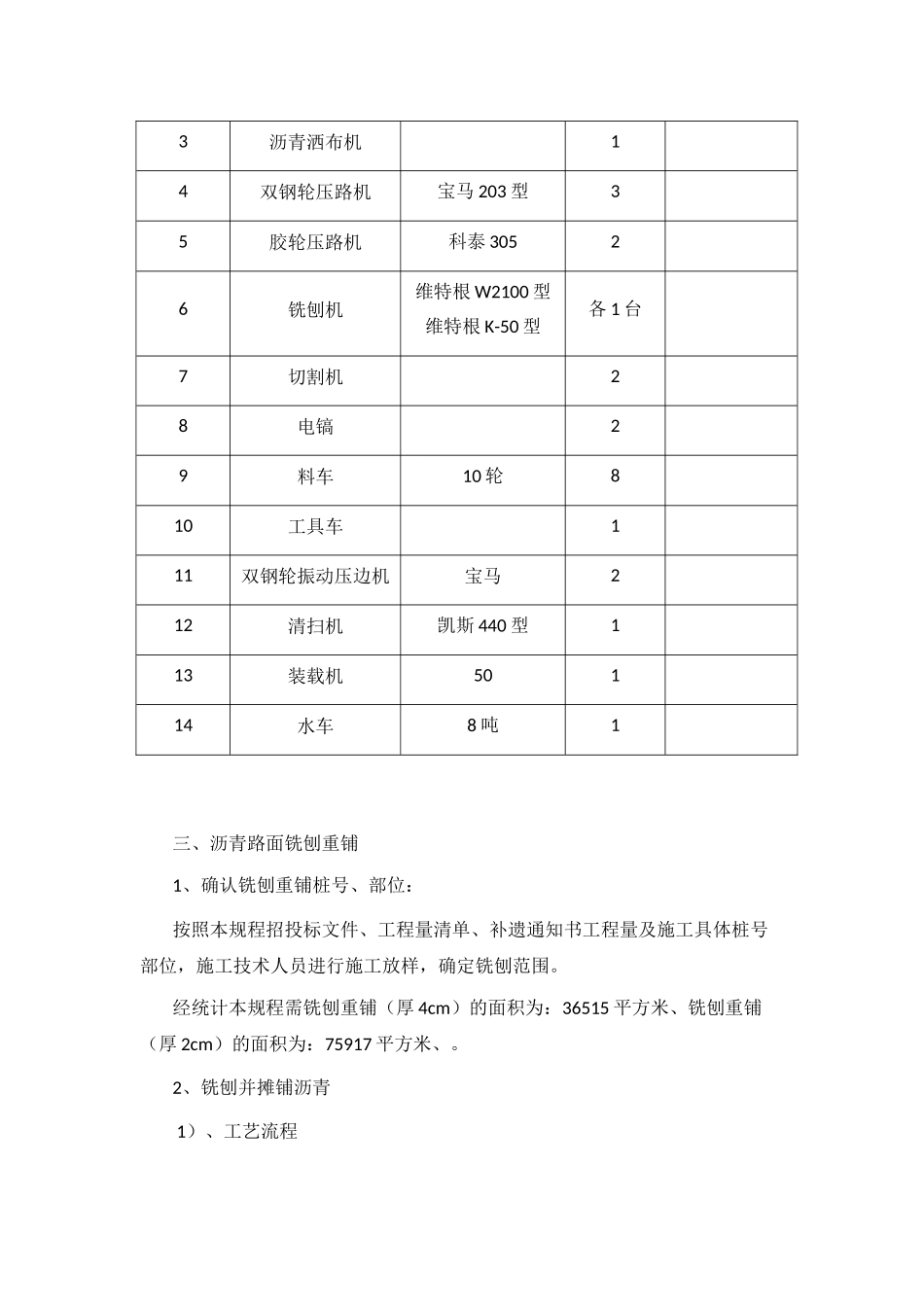 沥青路面铣刨重铺施工方案_第3页