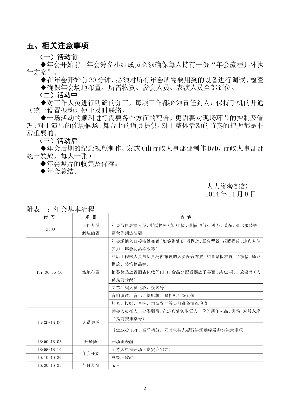 年会策划方案(最完整的策划)_第3页