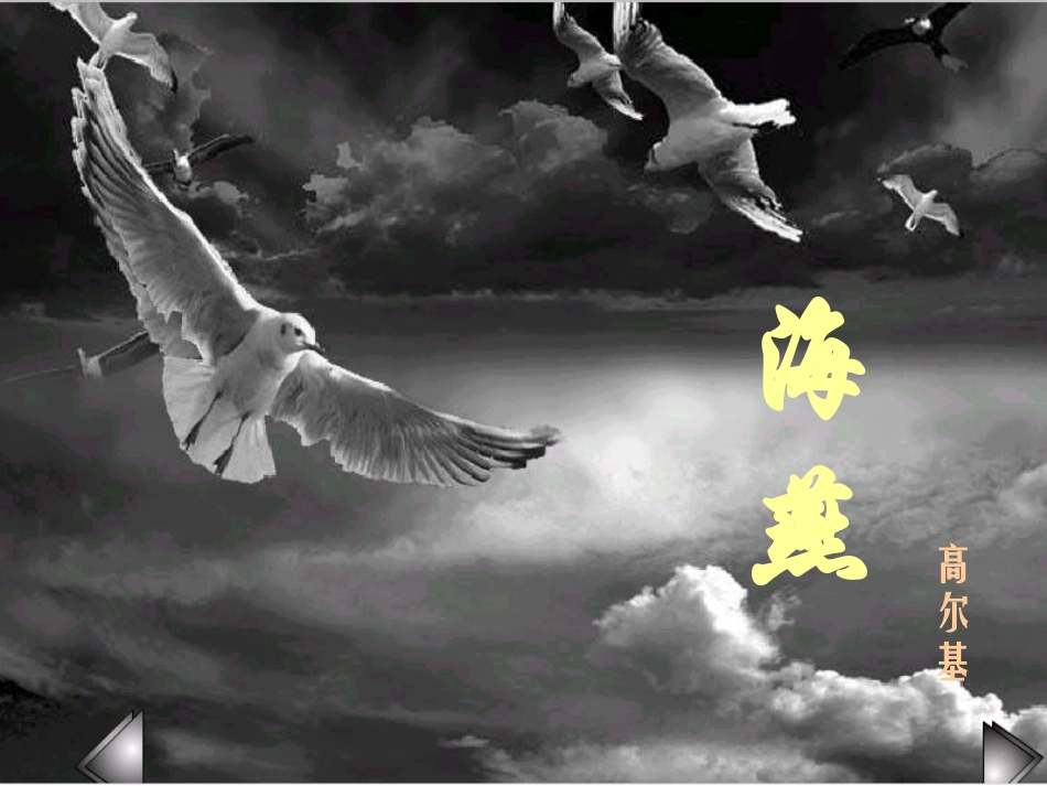 海燕精品课件(高尔基)_第1页
