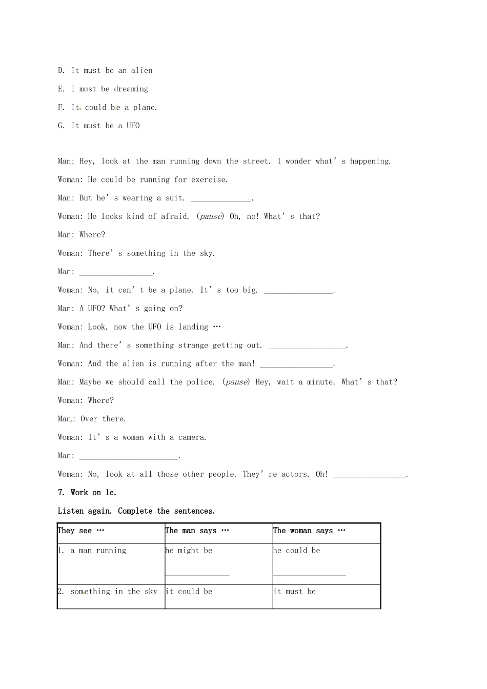 九年级英语全册 Unit 3 It must belong to Carla The Second Period教案 鲁教版五四制-鲁教版五四制初中九年级全册英语教案_第3页
