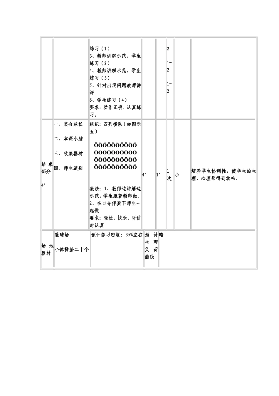 2012年秋欧店中学体育公开课教案_第3页