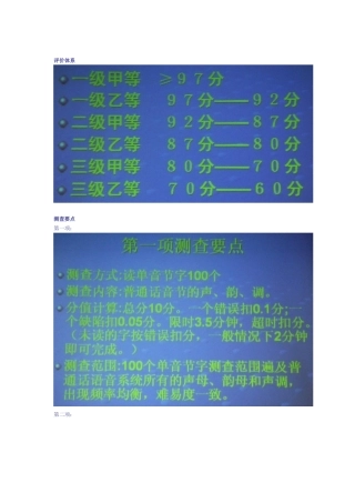 普通话水平测试+朗诵作品60篇MP3+考试技巧