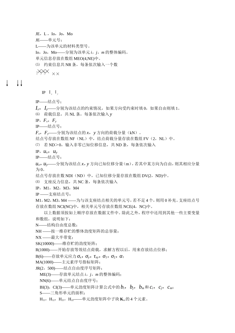 平面三角形3节点有限元程序_第3页