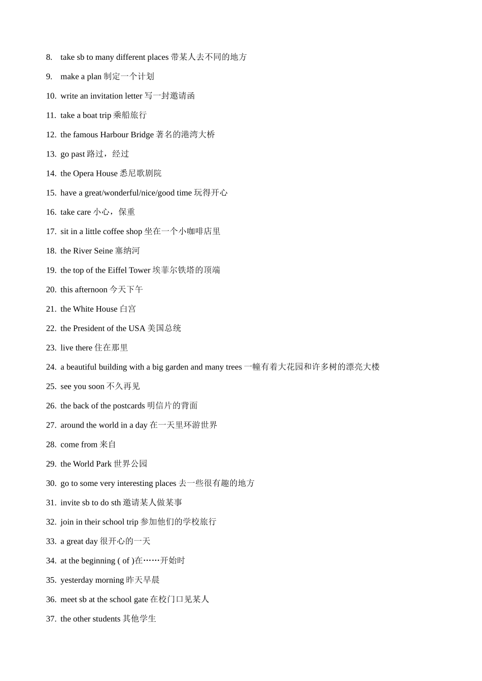 牛津版八年级英语Unit 3 A day out  Period Five_第3页