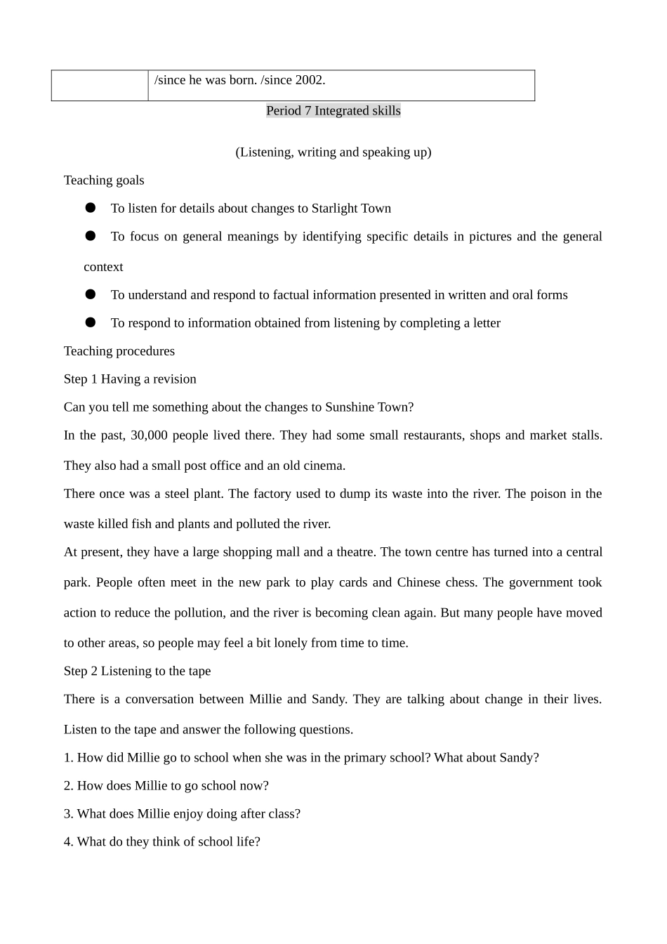 牛津版八年级英语Unit 1 Past and present--Integrated skills [ty]_第2页