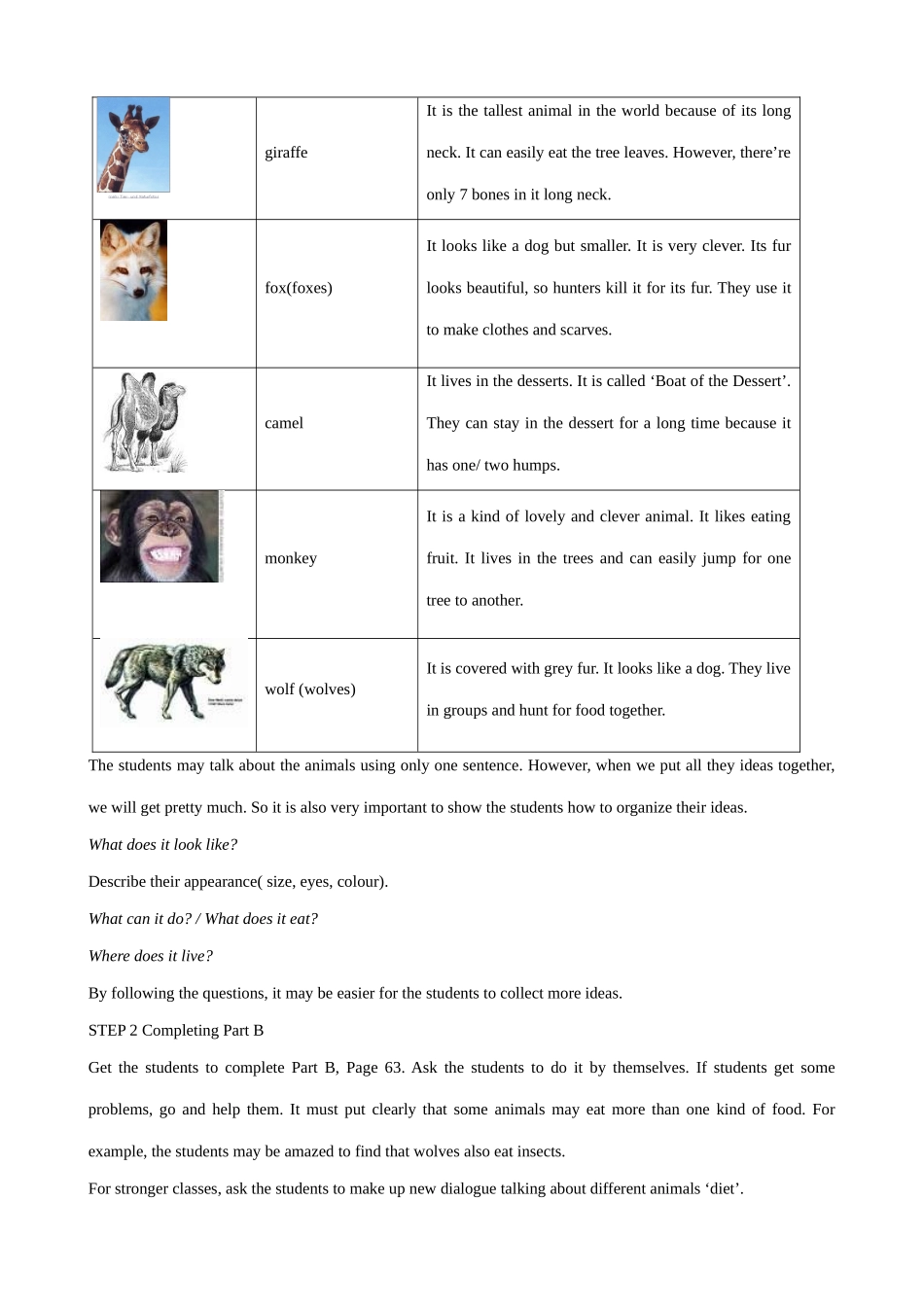 牛津版八年级英语Unit 4 Wild Animals(4)VOCABULARY_第2页