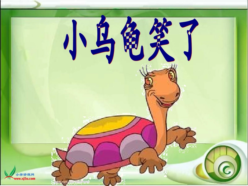 小乌龟笑了课件_第2页