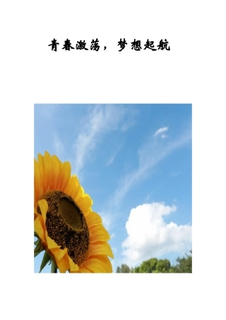 青春梦想大学生团日活动策划书