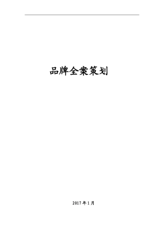 企业品牌全案策划及实施内容