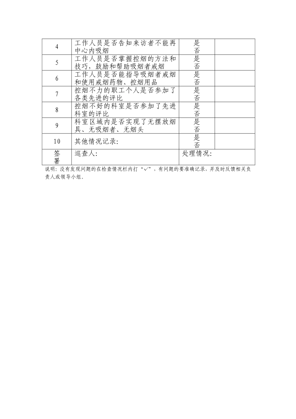 控烟考评奖惩记录表_第2页