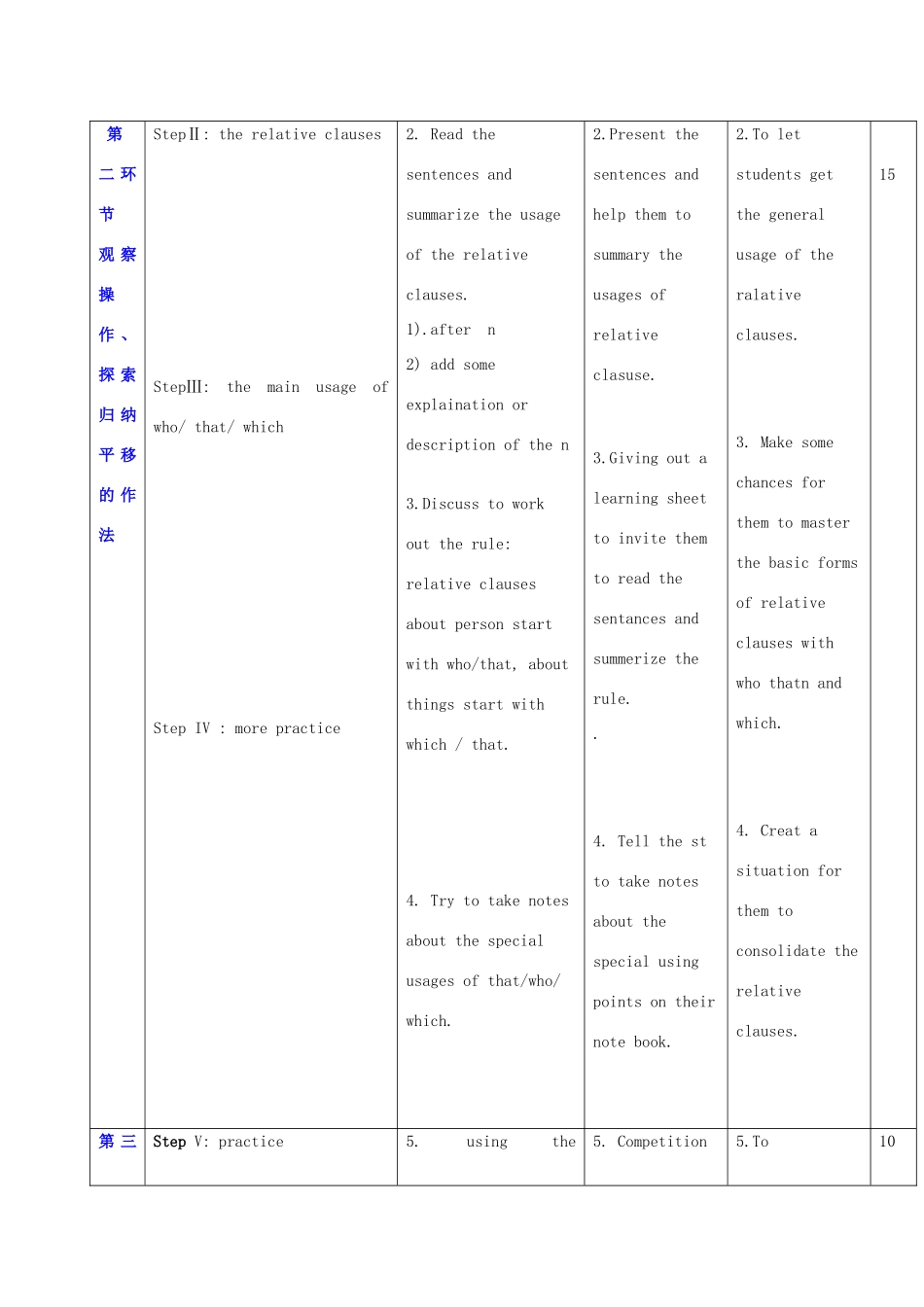 秋九年级英语上册 Unit 7《The Adventures of Tom Sawyer》教案5 （新版）牛津深圳版-牛津深圳版初中九年级上册英语教案_第2页