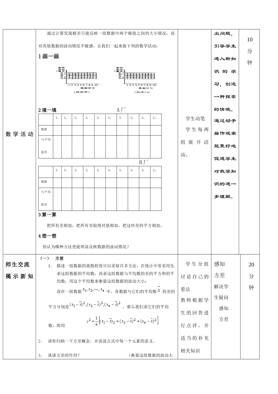 苏科版九年级数学方差与标准差1_第2页