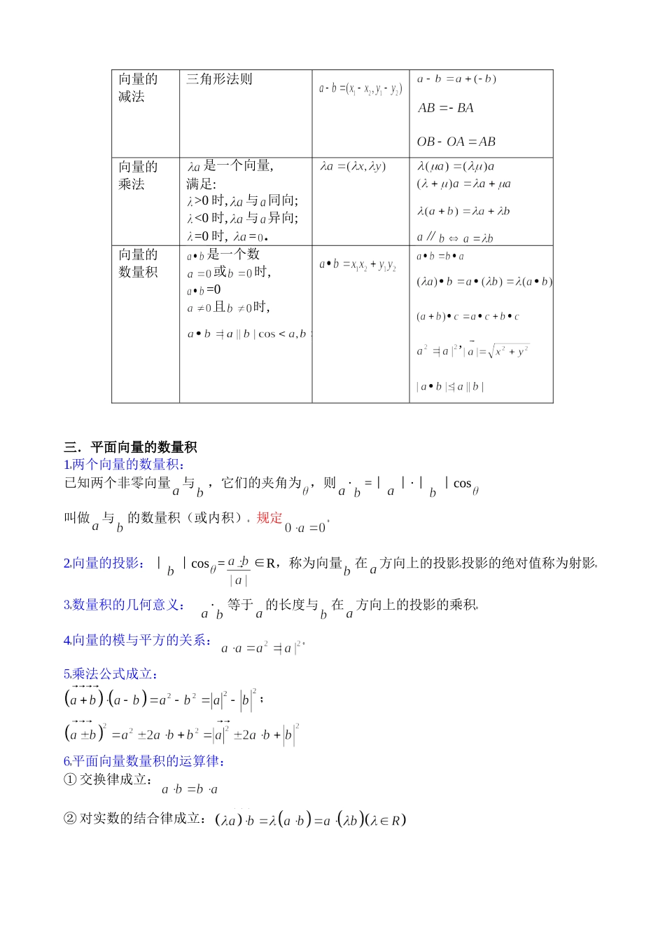 平面向量练习题集答案_第3页
