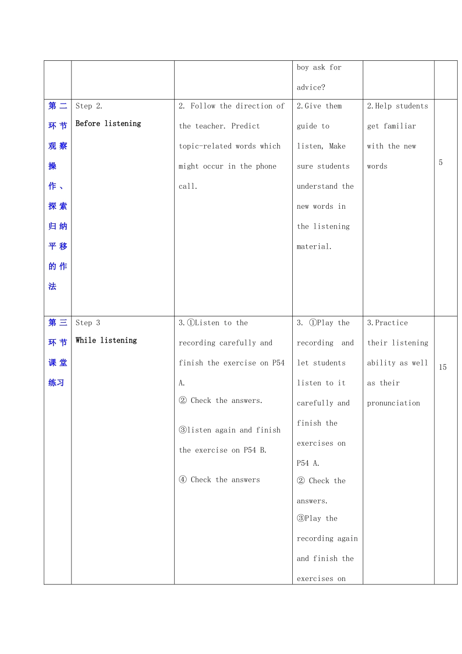 秋九年级英语上册 Unit 4《Problems and advice》教案3 （新版）牛津深圳版-牛津深圳版初中九年级上册英语教案_第2页